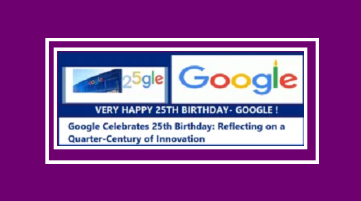 Google Celebrates 25th Birthday