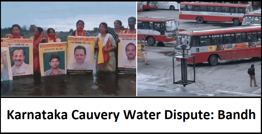 Karnataka Cauvery Water Dispute Bandh