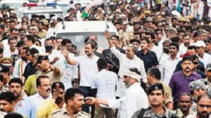 Rahul Gandhi in Bharat jodo yatra