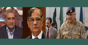 Chief Justice Saqib Nisar, ex-army chief Gen. Qamar Javed Bajwa