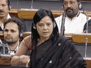 Mahua Moitra speaking at Lok Sabha