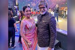 Rashmika Mandanna and Amitabh Bachchan