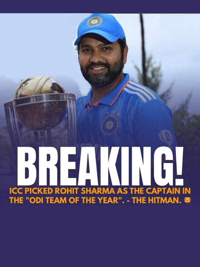 Rohit Sharma Guides India: Captains ICC ODI Team of the Year 2023Rohit Sharma Guides India: Captains ICC ODI Team of the Year 2023