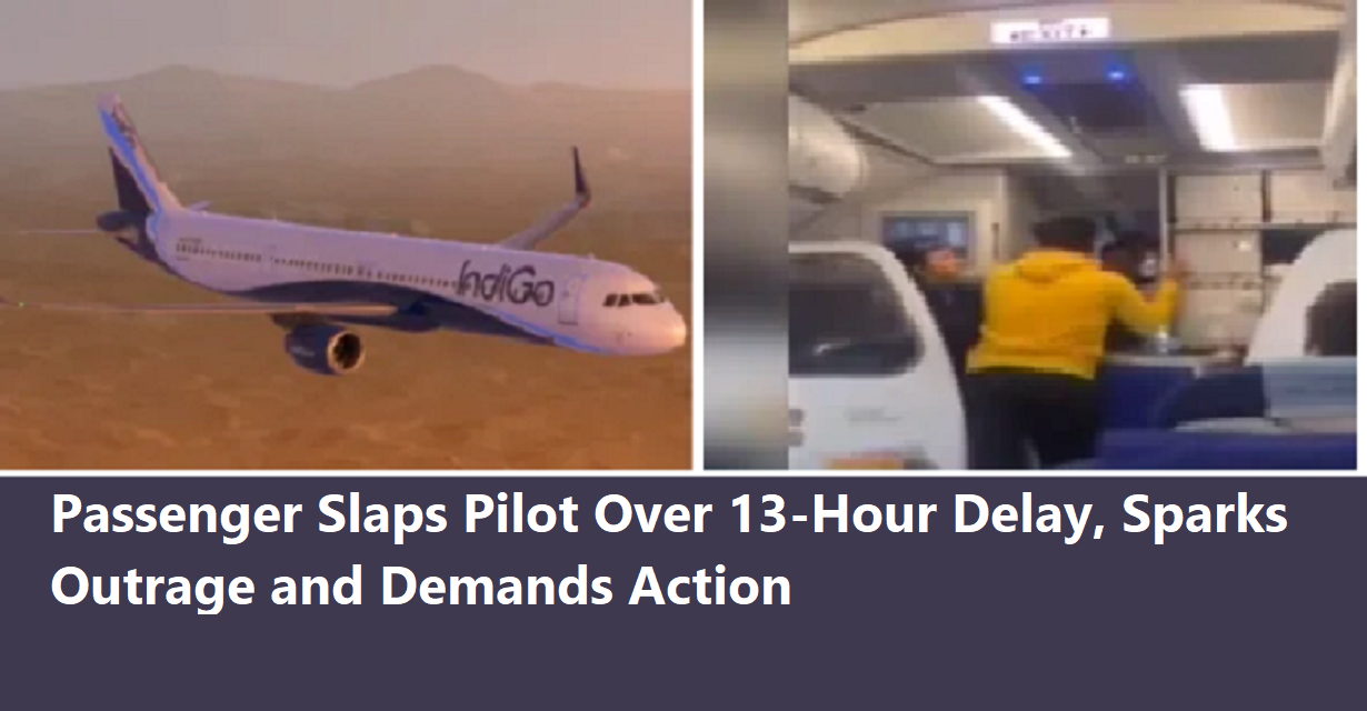 Passenger Slaps Pilot Over 13-Hour Delay, Sparks Outrage and Demands Action