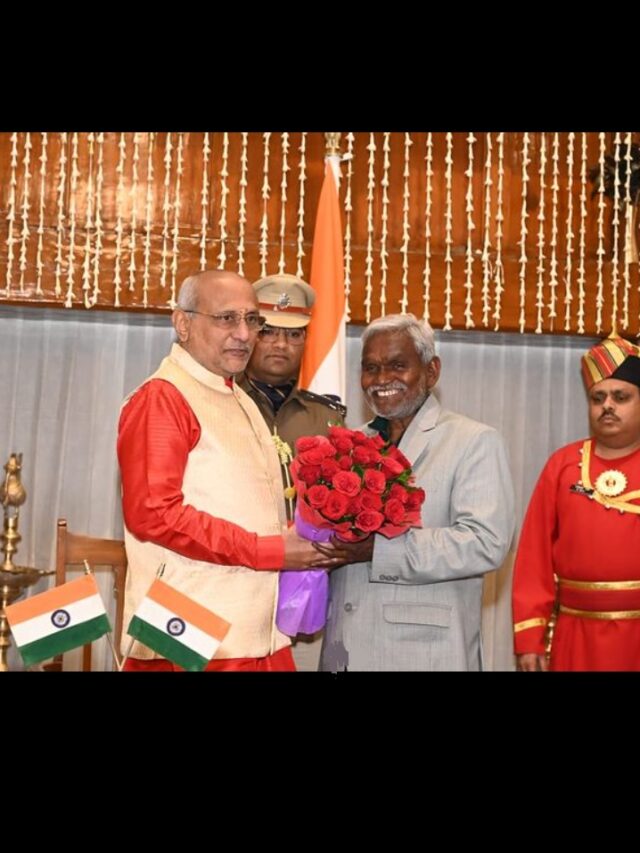 Champai Soren took the oath as the 12th Chief Minister of Jharkhand