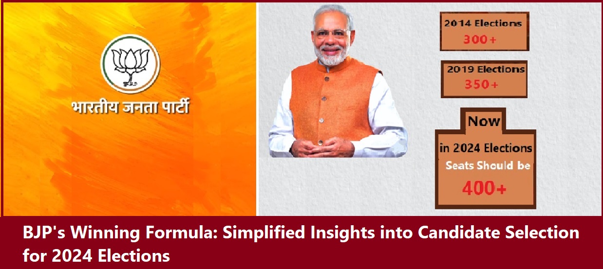 BJP's Winning Formula: Simplified Insights into Candidate Selection for 2024 Elections