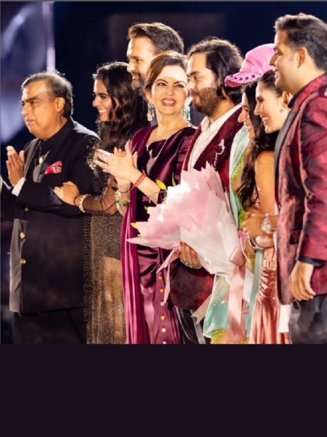 Anant Ambani’s lavish pre-wedding celebrations mesmerize guests in Jamnagar, Gujarat.