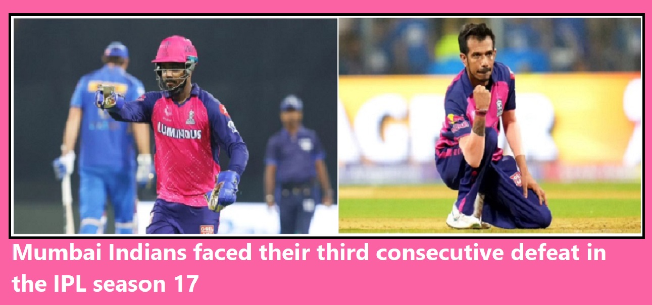 Mumbai Indians faced their third consecutive defeat in the IPL season 17