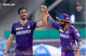 Kolkata Knight Riders clinch their first IPL victory over Lucknow Super Giants.