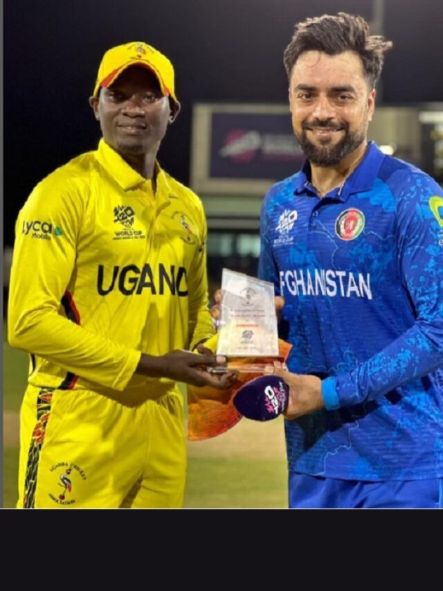 Afghanistan clinches second-largest T20 World Cup win against Uganda.