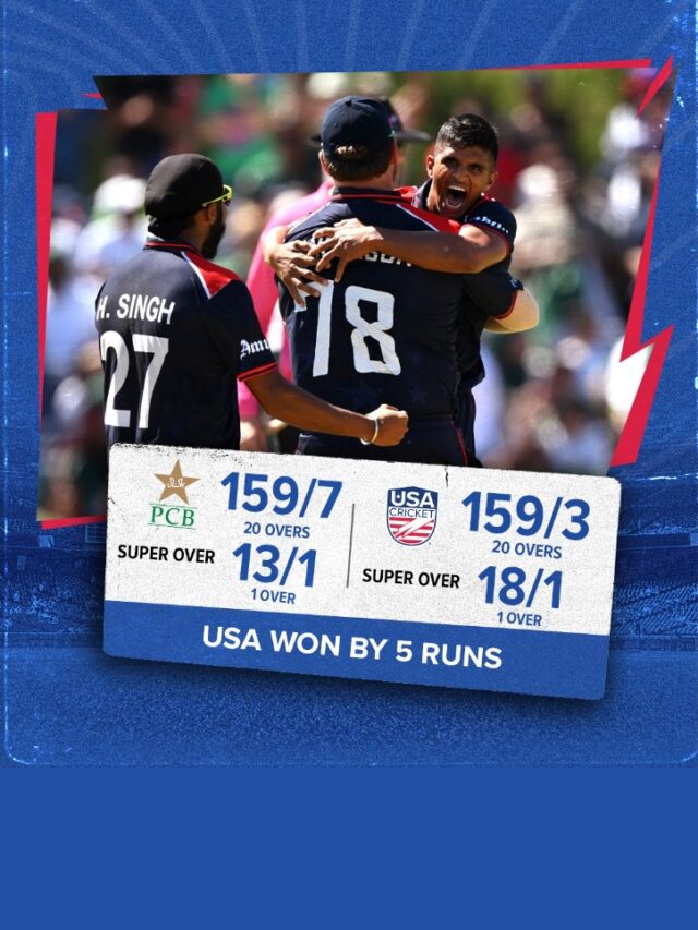 USA Shocks Pakistan in T20 World Cup Thriller