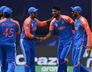 India storms into T20 World Cup Super 8s with dominant win over USA