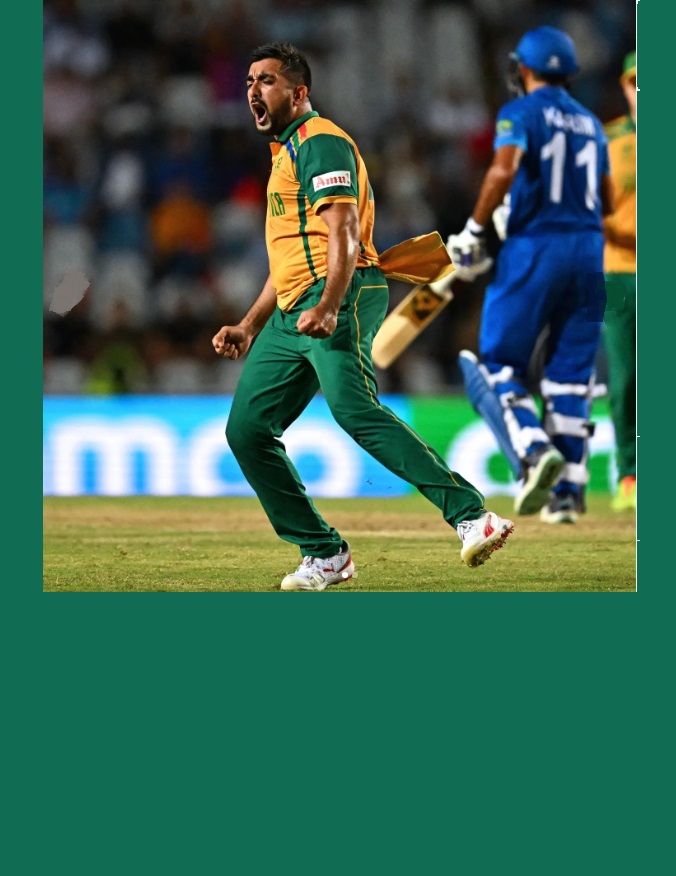 South Africa Makes History: Reaches first T20 World Cup final after defeating Afghanistan convincingly.