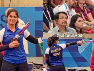 Manu Bhaker and Sarabjot Singh Secure Bronze in Pistol Mixed Event: A Historic Achievement for Indian Shooting