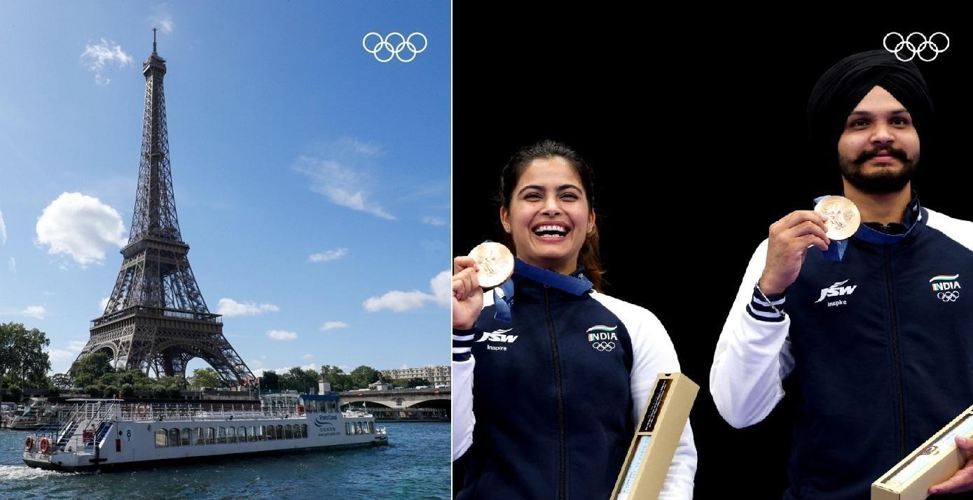 Manu Bhaker and Sarabjot Singh Secure Bronze in Pistol Mixed Event: A Historic Achievement for Indian Shooting