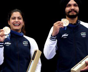 Manu Bhaker and Sarabjot Singh Secure Bronze in Pistol Mixed Event: A Historic Achievement for Indian Shooting