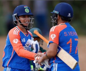 India beats Bangladesh by 10 wickets to secure a place in the Women’s Asia Cup final.