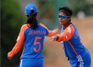 India beats Bangladesh by 10 wickets to secure a place in the Women’s Asia Cup final.