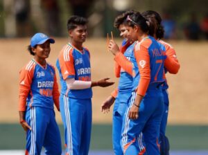 India beats Bangladesh by 10 wickets to secure a place in the Women’s Asia Cup final.