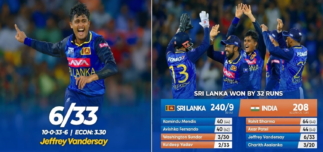 Jeffrey Vandersay's Spell Shocks India in Second ODI