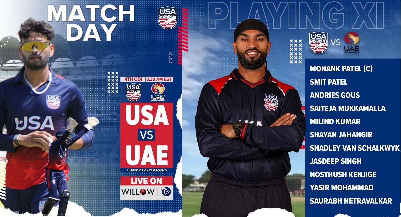 USA vs UAE